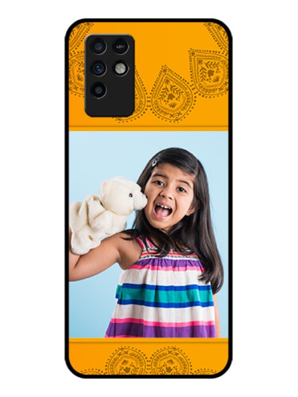 Custom Infinix Note 10 Personalized Glass Phone Case - Photo Wedding Design