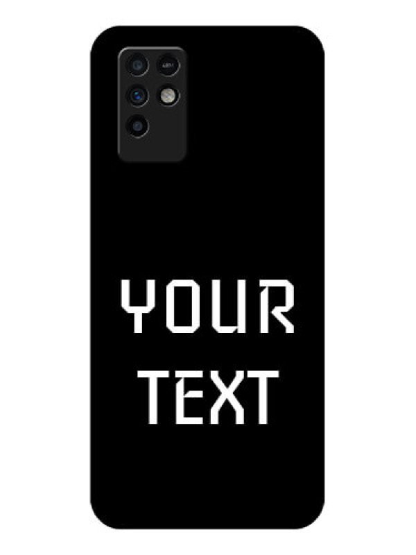 Custom Infinix Note 10 Your Name on Glass Phone Case