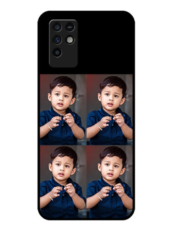 Custom Infinix Note 10 4 Image Holder on Glass Mobile Cover