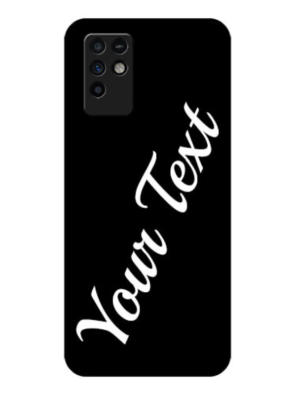 Custom Infinix Note 10 Custom Glass Mobile Cover with Your Name