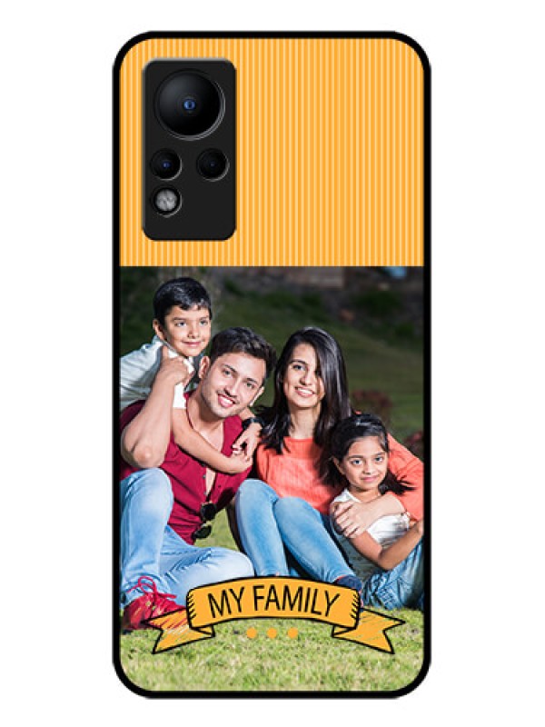Custom Infinix Note 11 Custom Glass Phone Case - My Family Design