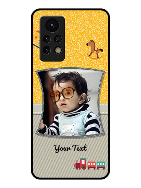 Custom Infinix Note 11s Personalized Glass Phone Case - Baby Picture Upload Design