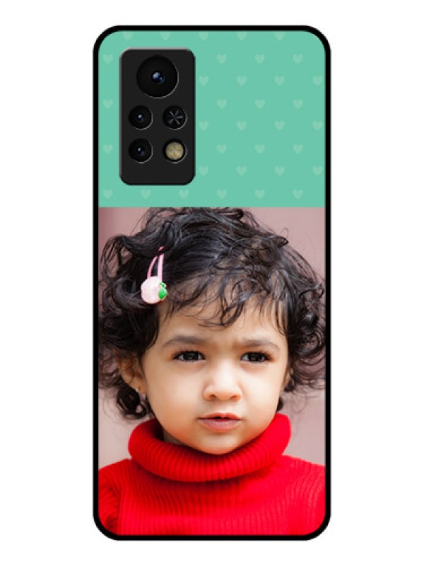 Custom Infinix Note 11s Custom Glass Phone Case - Lovers Picture Design