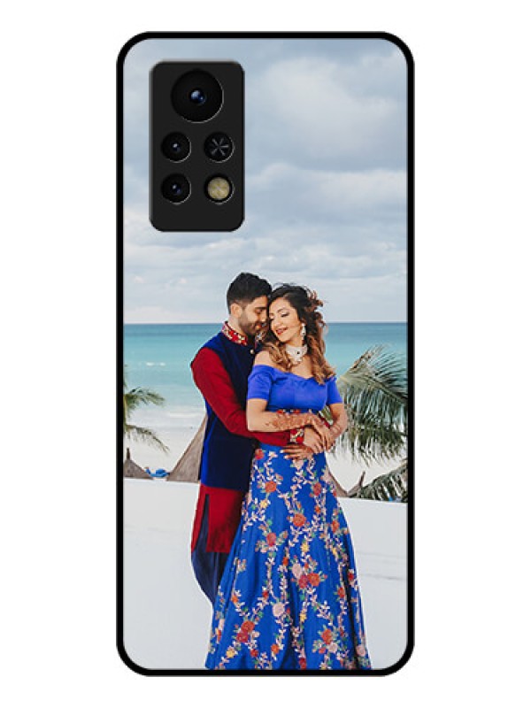 Custom Infinix Note 11s Photo Printing on Glass Case - Upload Full Picture Design