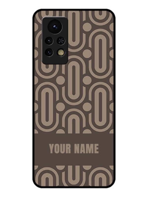 Custom Infinix Note 11s Custom Glass Phone Case - Captivating Zero Pattern Design