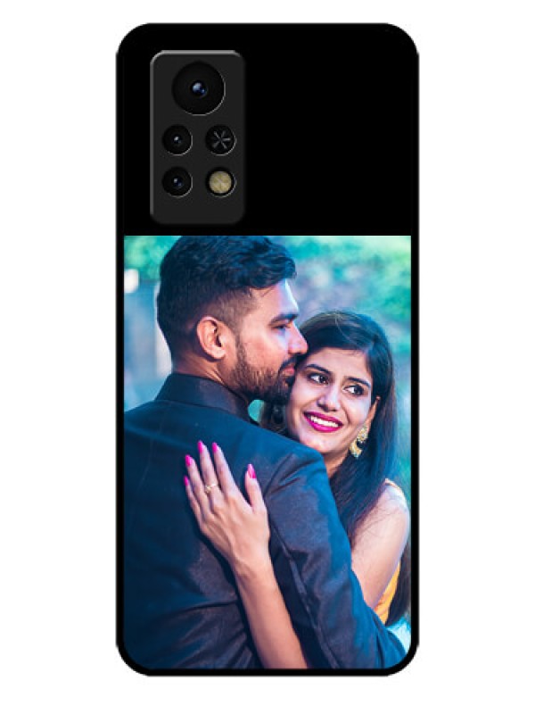 Custom Infinix Note 11S Custom Glass Phone Case - Upload Full Picture With Custom Color Design