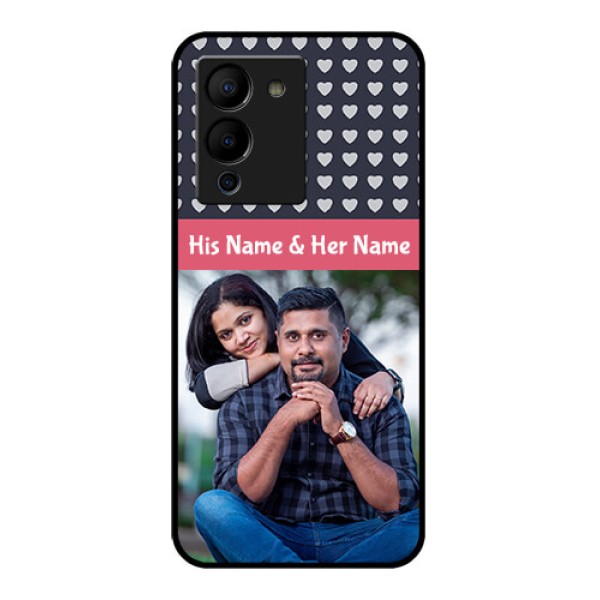 Infinix Note 12 Turbo Custom Glass Phone Case - Love Symbols Design