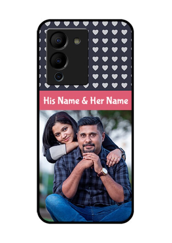 Infinix Note 12 Turbo Custom Glass Phone Case - Love Symbols Design