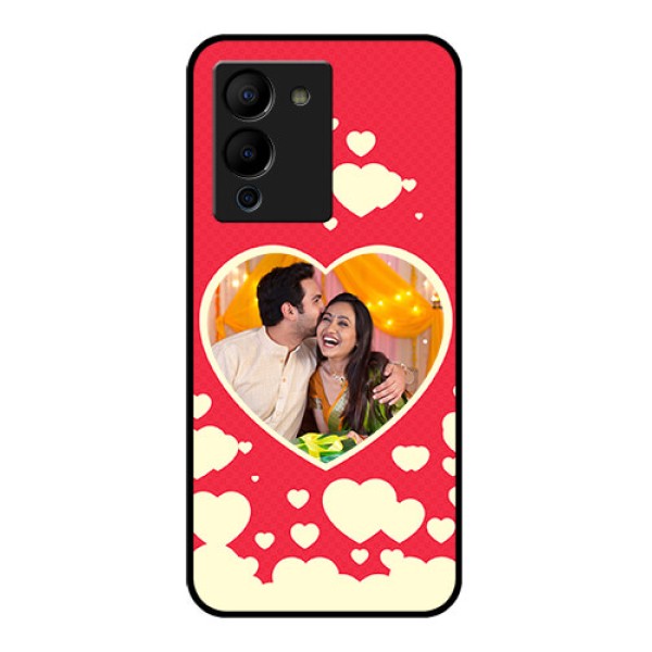 Infinix Note 12 Turbo Custom Glass Phone Case - Love Symbols Phone Cover Design