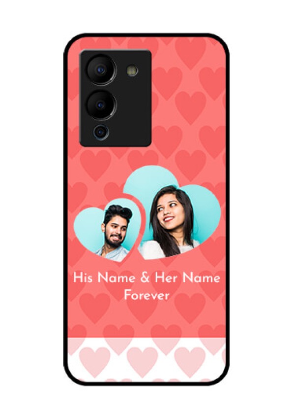 Infinix Note 12 Turbo Custom Glass Phone Case - Couple Pic Upload Design