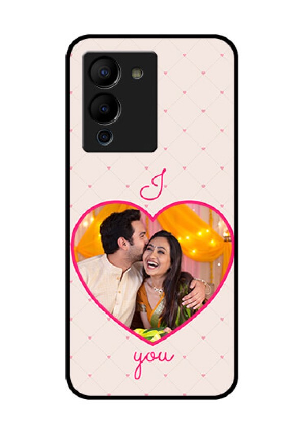 Infinix Note 12 Turbo Custom Glass Phone Case - Heart Shape Design