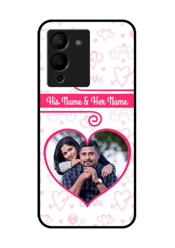 Infinix Note 12 Turbo Custom Glass Phone Case - Heart Shape Love Design