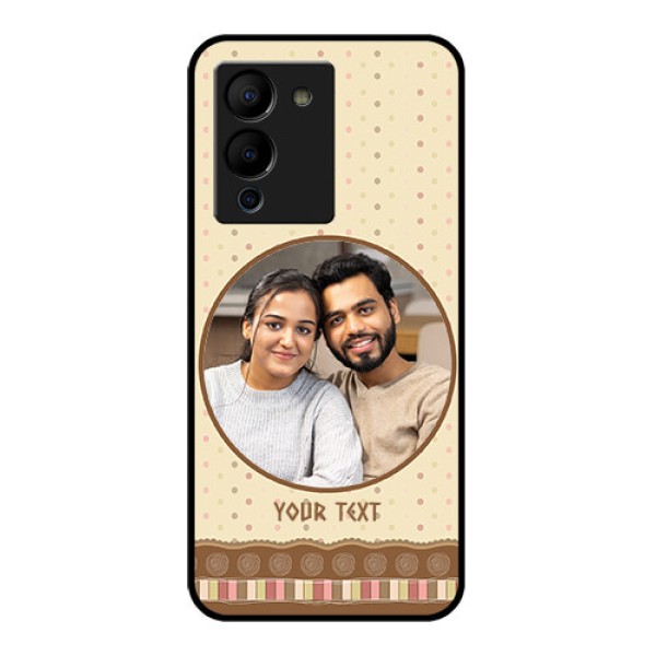 Infinix Note 12 Turbo Custom Glass Phone Case - Brown Dotted Mobile Case Design Infinix Note 12 Turbo Custom Glass Phone Case - Brown Dotted Mobile Case Design