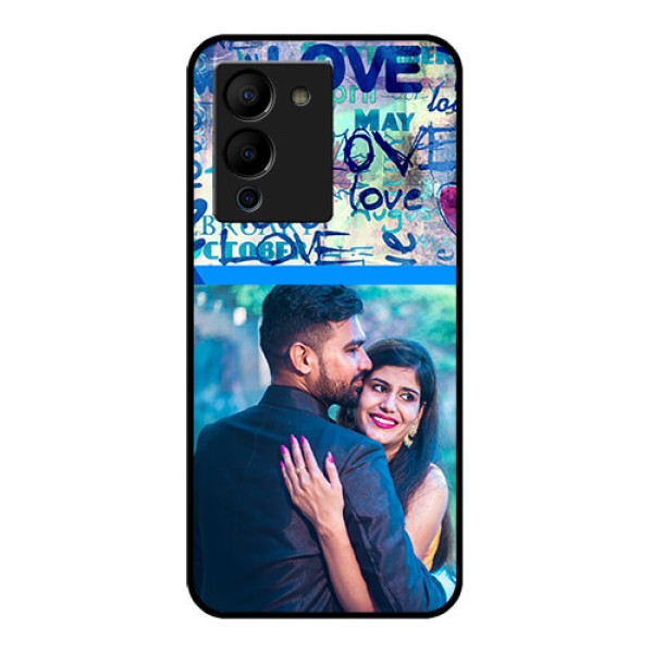 Infinix Note 12 Turbo Custom Glass Phone Case - Colorful Love Design