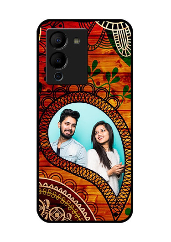 Infinix Note 12 Turbo Custom Glass Phone Case - Abstract Colorful Design