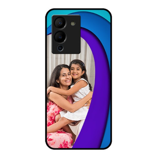 Infinix Note 12 Turbo Custom Glass Phone Case - Simple Pattern Design