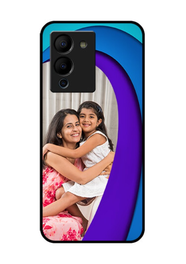 Infinix Note 12 Turbo Custom Glass Phone Case - Simple Pattern Design