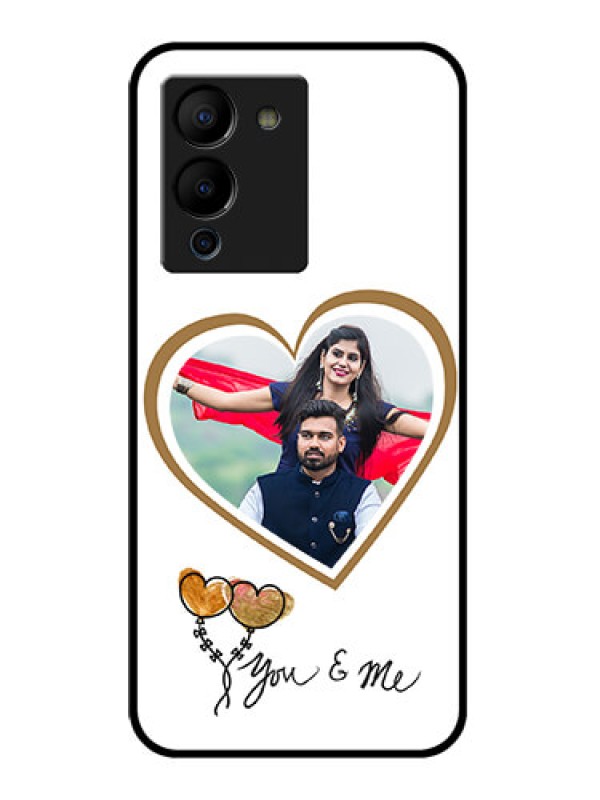 Custom Infinix Note 12 Turbo Custom Glass Phone Case - You & Me Design