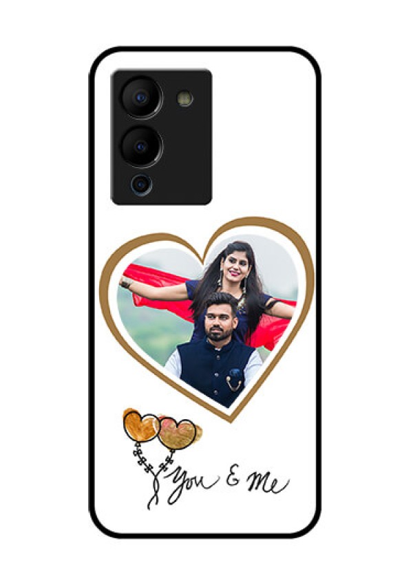 Infinix Note 12 Turbo Custom Glass Phone Case - You & Me Design