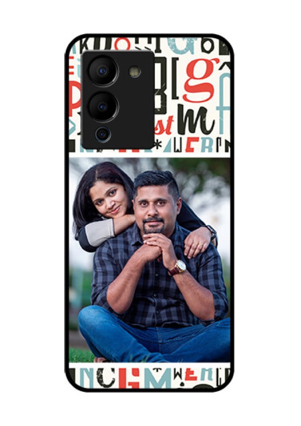 Infinix Note 12 Turbo Custom Glass Phone Case - Alphabet Design