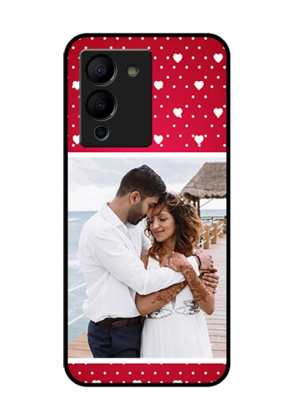Infinix Note 12 Turbo Custom Glass Phone Case - Hearts Mobile Case Design