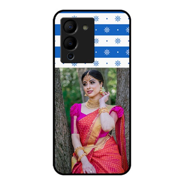 Infinix Note 12 Turbo Custom Glass Phone Case - Snow Pattern Design