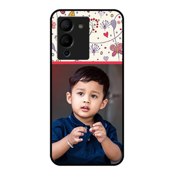 Infinix Note 12 Turbo Custom Glass Phone Case - Premium Floral Design