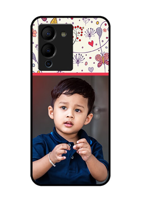Infinix Note 12 Turbo Custom Glass Phone Case - Premium Floral Design