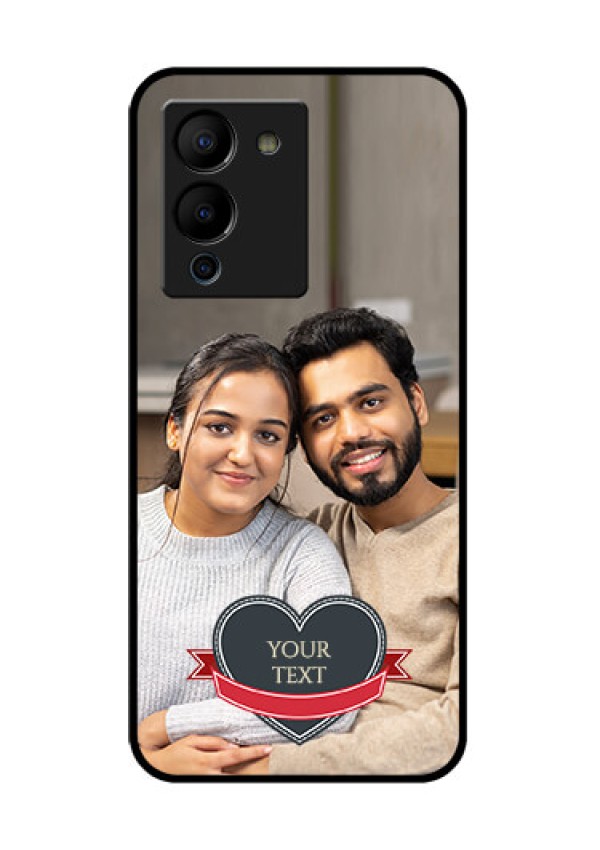 Infinix Note 12 Turbo Custom Glass Phone Case - Just Married Couple Design