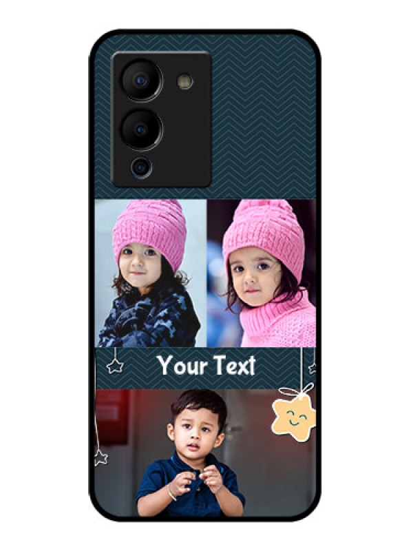 Custom Infinix Note 12 Turbo Custom Glass Phone Case - Hanging Stars Design