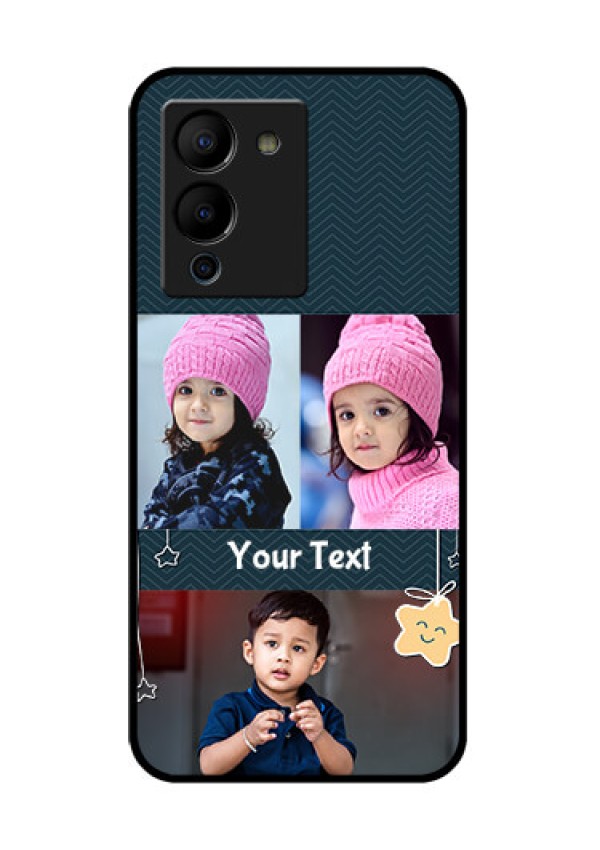 Infinix Note 12 Turbo Custom Glass Phone Case - Hanging Stars Design