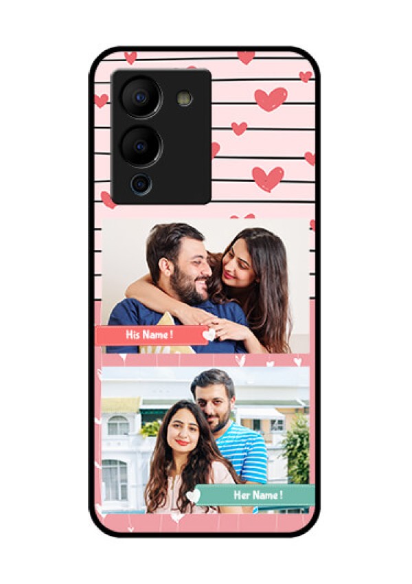 Infinix Note 12 Turbo Custom Glass Phone Case - Photo With Heart Design