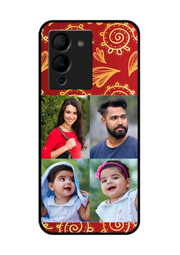 Infinix Note 12 Turbo Custom Glass Phone Case - 4 Image Traditional Design