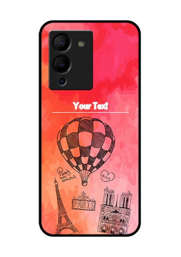 Infinix Note 12 Turbo Custom Glass Phone Case - Paris Theme Design