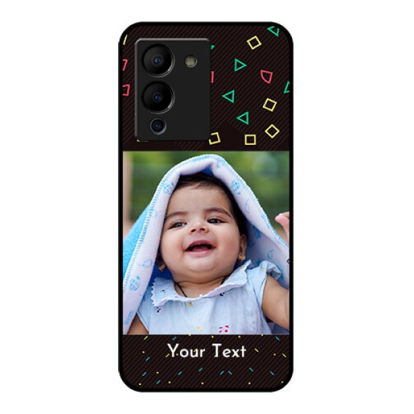 Infinix Note 12 Turbo Custom Glass Phone Case - With Confetti Birthday Design Infinix Note 12 Turbo Custom Glass Phone Case - With Confetti Birthday Design