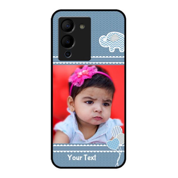Infinix Note 12 Turbo Custom Glass Phone Case - With Kids Pattern Design Infinix Note 12 Turbo Custom Glass Phone Case - With Kids Pattern Design