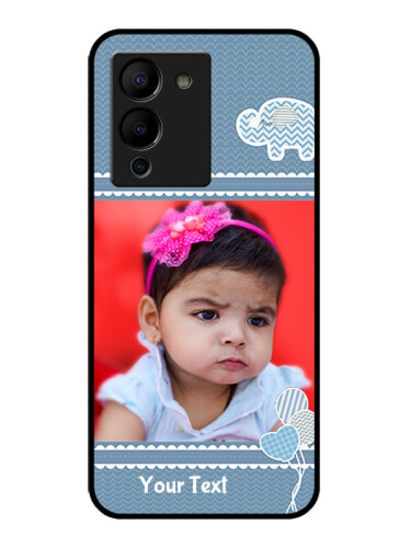 Custom Infinix Note 12 Turbo Custom Glass Phone Case - With Kids Pattern Design