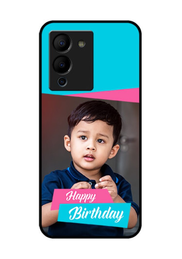 Infinix Note 12 Turbo Custom Glass Phone Case - Image Holder With 2 Color Design