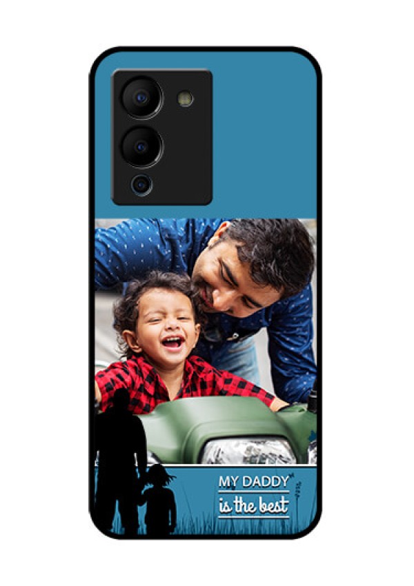 Infinix Note 12 Turbo Custom Glass Phone Case - Best Dad Design