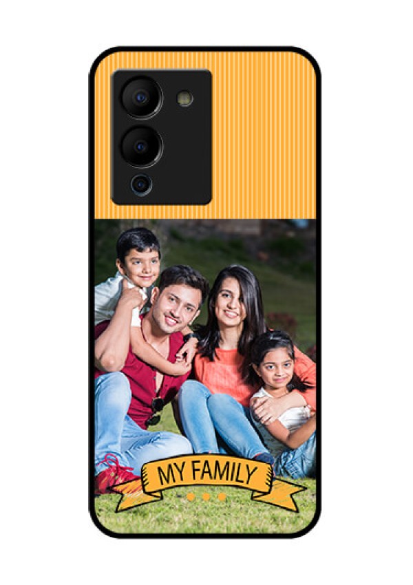 Infinix Note 12 Turbo Custom Glass Phone Case - My Family Design