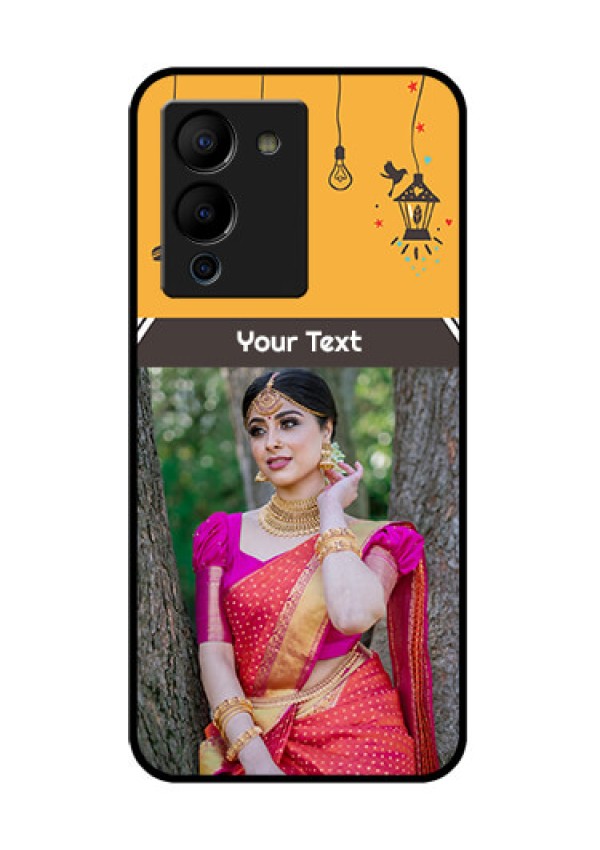 Infinix Note 12 Turbo Custom Glass Phone Case - With Family Picture And Icons