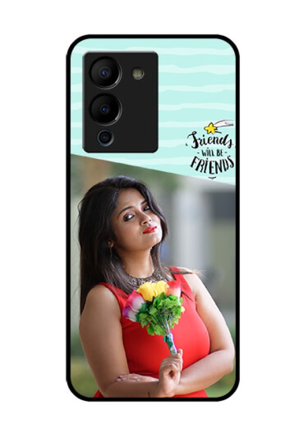 Infinix Note 12 Turbo Custom Glass Phone Case - Friends Picture Icon Design