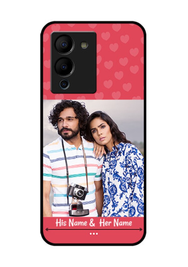 Infinix Note 12 Turbo Custom Glass Phone Case - Simple Love Design