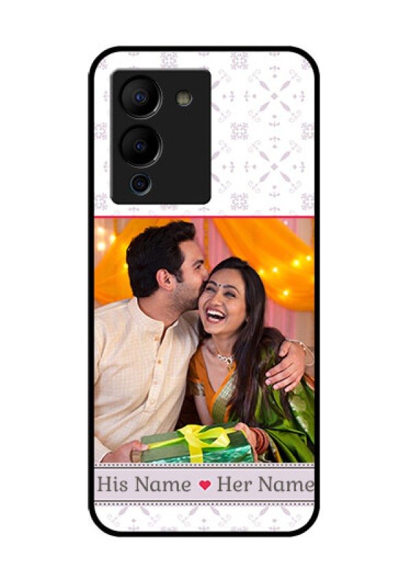 Infinix Note 12 Turbo Custom Glass Phone Case - With Photo And Ethnic Design