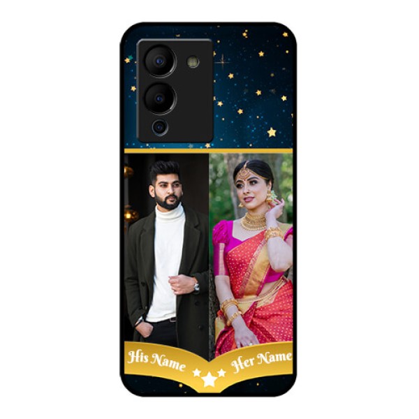 Infinix Note 12 Turbo Custom Glass Phone Case - Galaxy Stars Backdrop Design Infinix Note 12 Turbo Custom Glass Phone Case - Galaxy Stars Backdrop Design