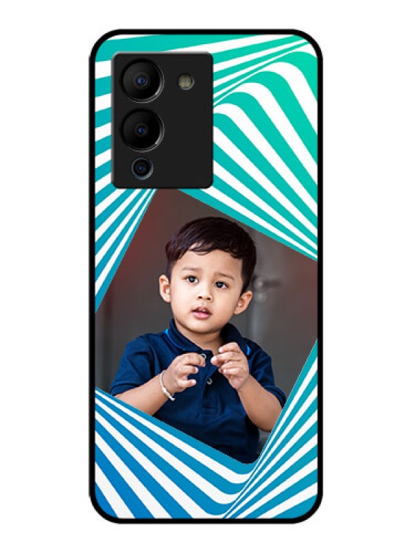 Custom Infinix Note 12 Turbo Custom Glass Phone Case - Abstract Spiral Design