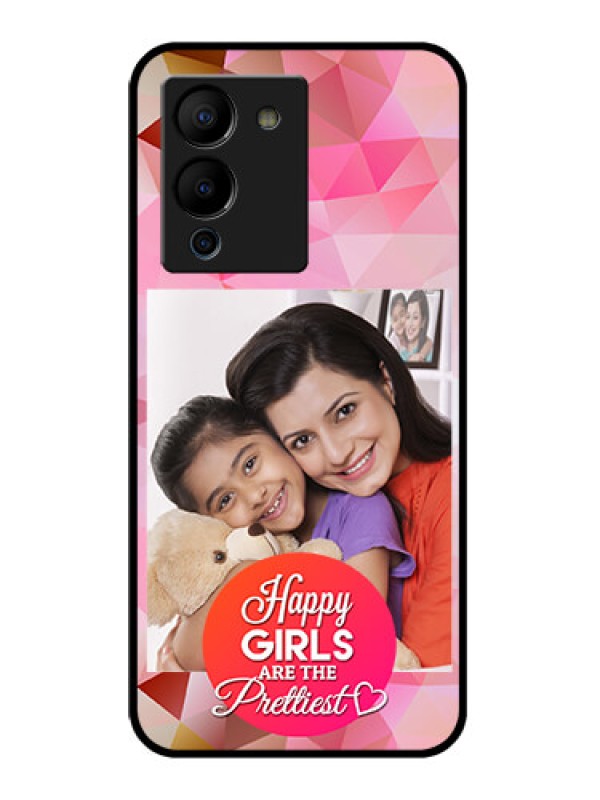 Custom Infinix Note 12 Turbo Custom Glass Phone Case - Abstract Triangle Design