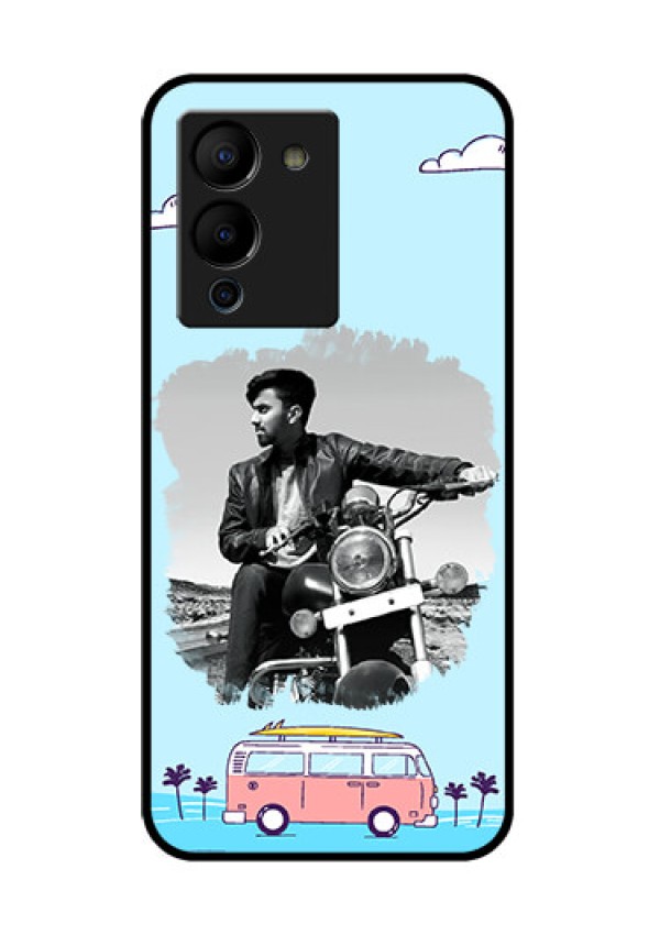 Infinix Note 12 Turbo Custom Glass Phone Case - Travel & Adventure Design