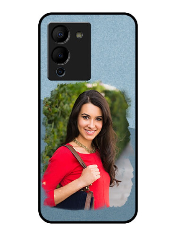 Custom Infinix Note 12 Turbo Custom Glass Phone Case - Grunge Line Art Design