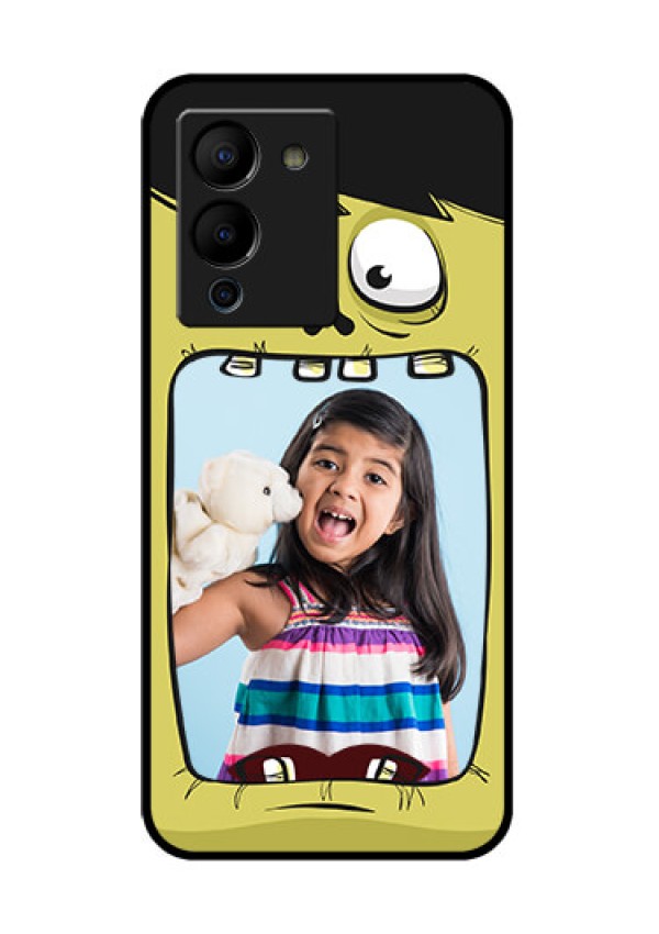 Infinix Note 12 Turbo Custom Glass Phone Case - Cartoon Monster Back Case Design